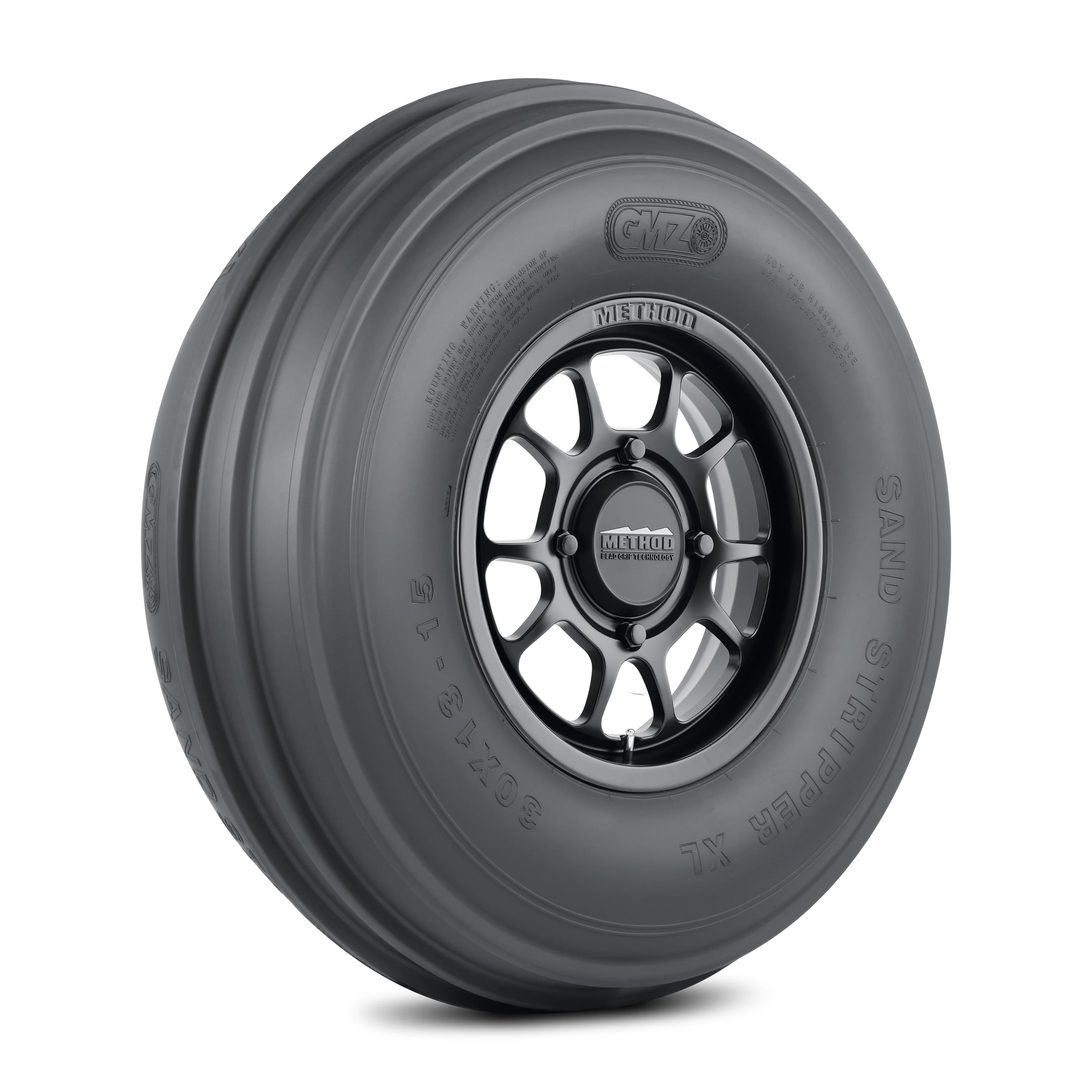 409 Bead Grip® | Matte Black + Sand Stripper Front 30