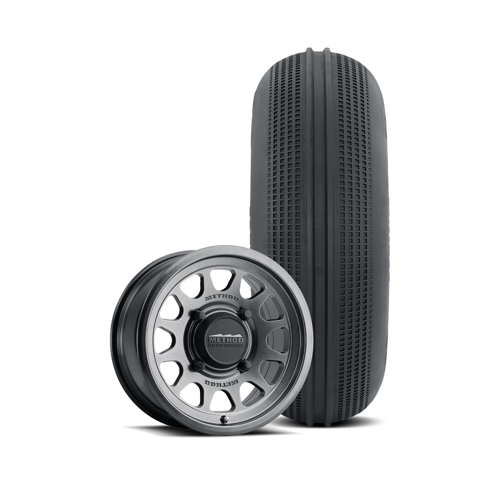 414 Bead Grip® | Gloss Graphite + Tensor SS 33 Front