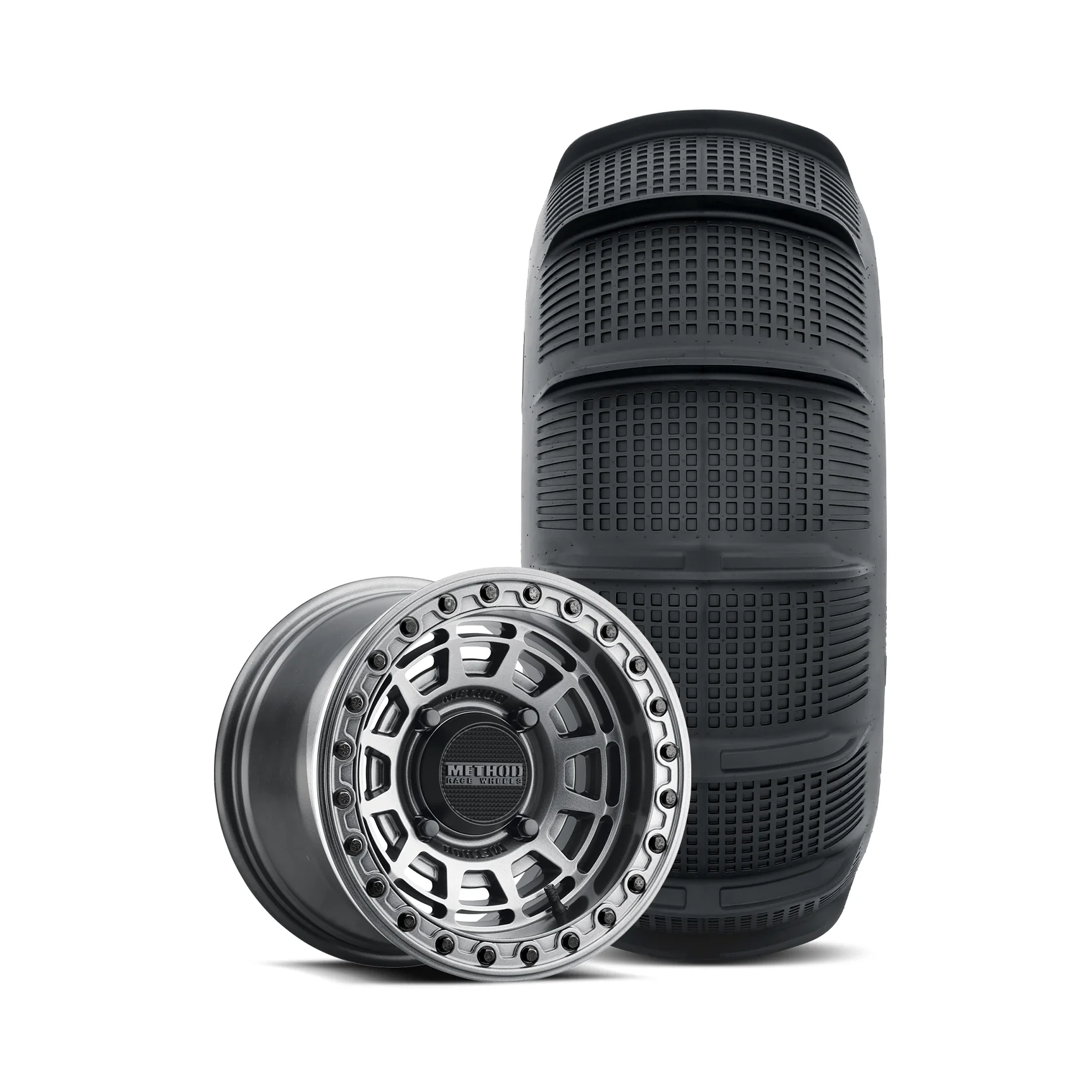 415 Beadlock | Gloss Graphite + Tensor SS 33 Rear