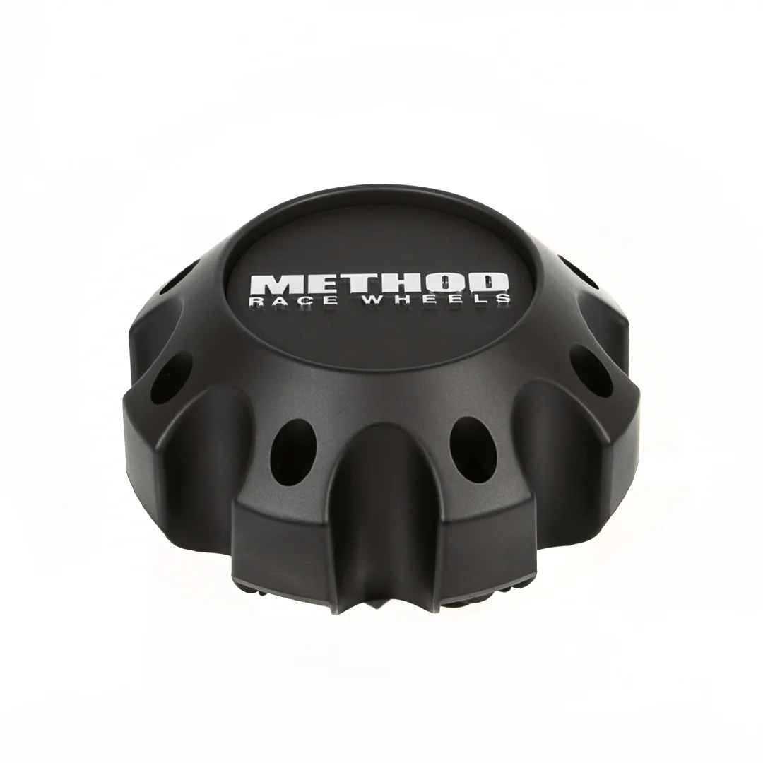 Center Cap | Screw-On | Black