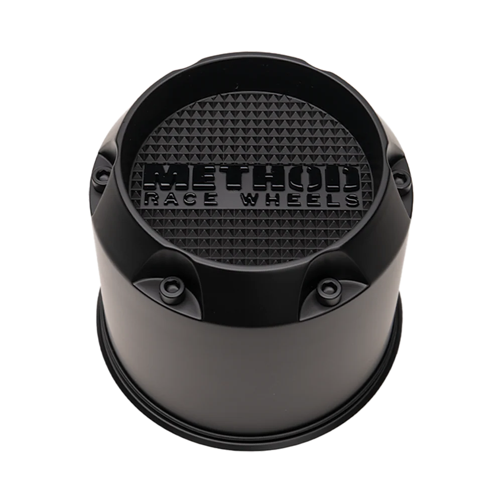 Center Cap | 8 Lug | Push-Through | Black - Image 2
