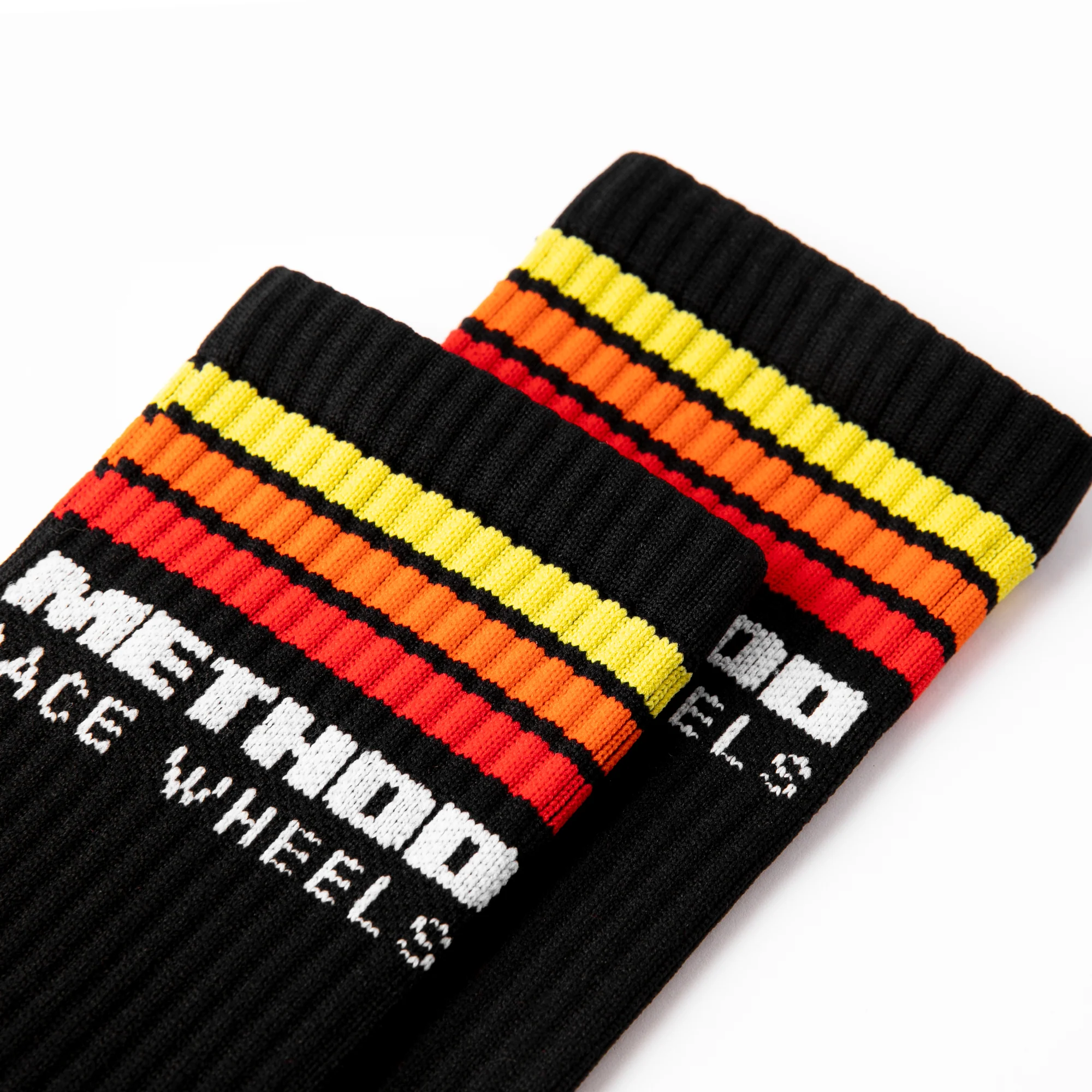 Method Classic Stripes Logo Performance Socks | Black - Image 4