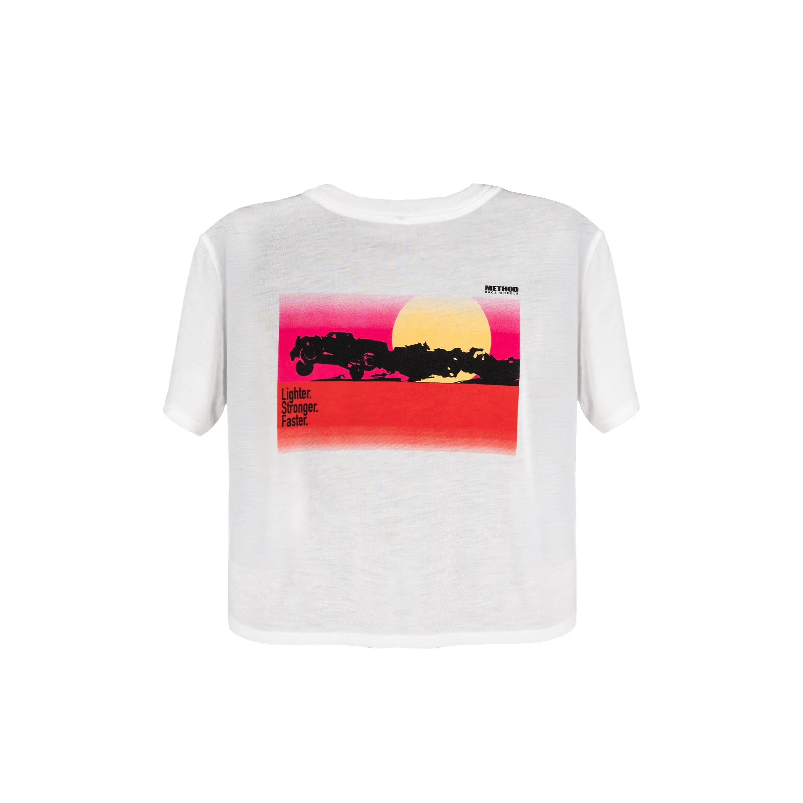 Method Endless Summer Ladies Crop Top Tee | White - Image 2