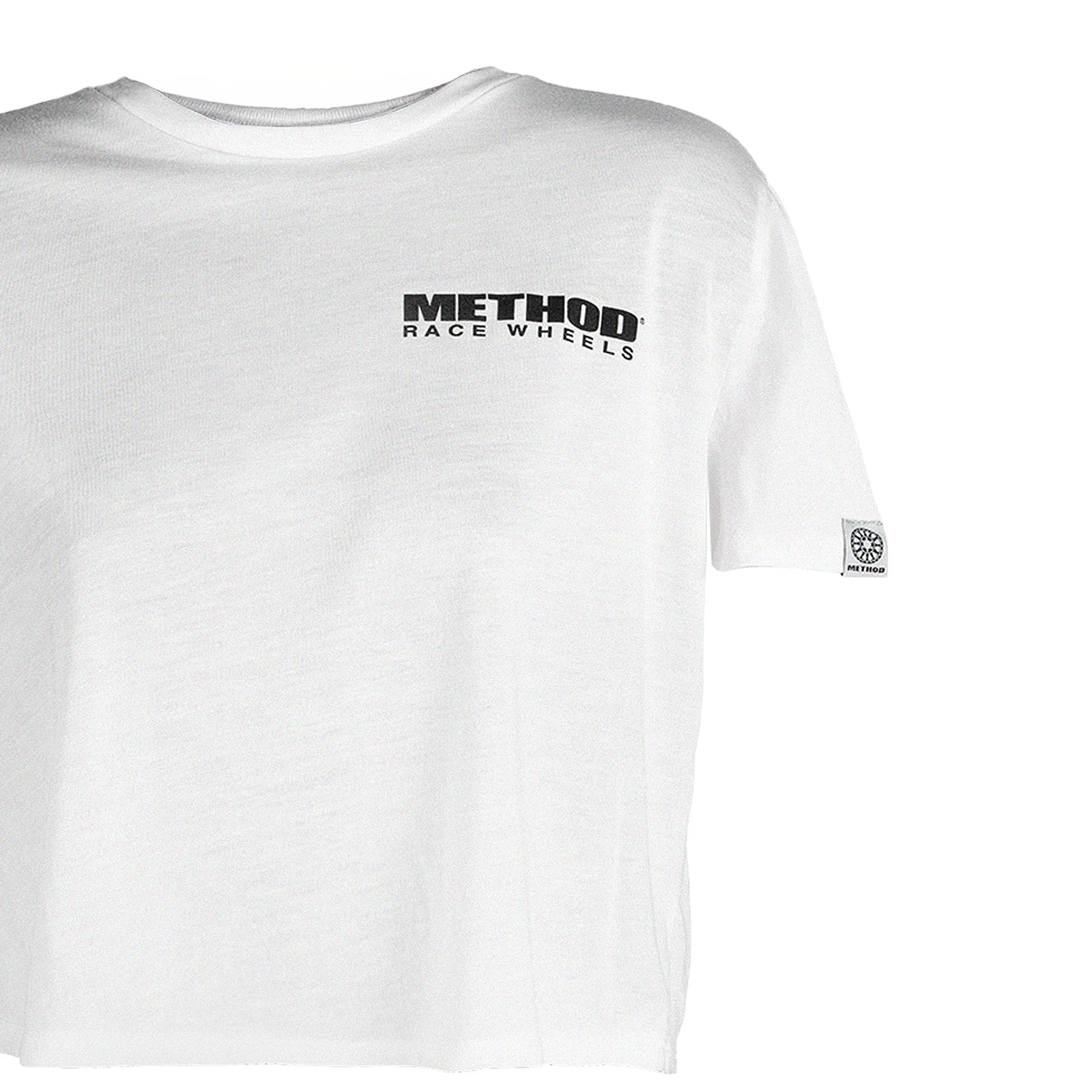 Method Endless Summer Ladies Crop Top Tee | White - Image 3