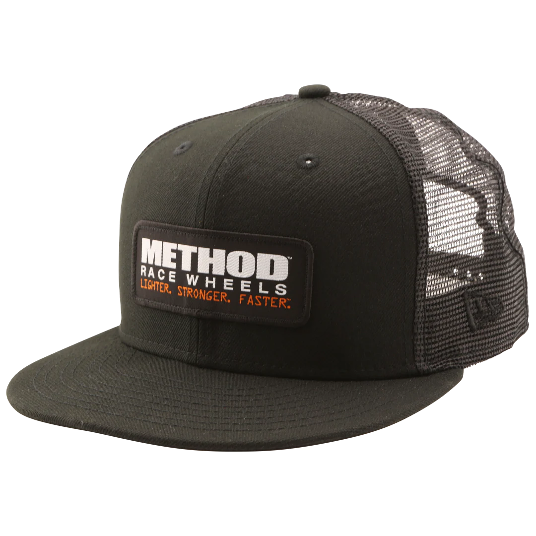 Method New Era Patch Trucker Hat | Snapback | Black