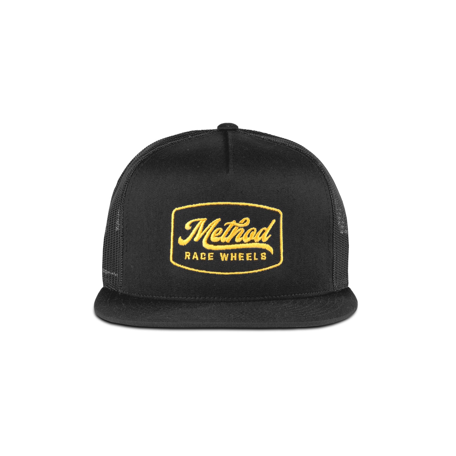 Method Script Badge Flatbill Trucker Hat | Snapback | Black - Image 2