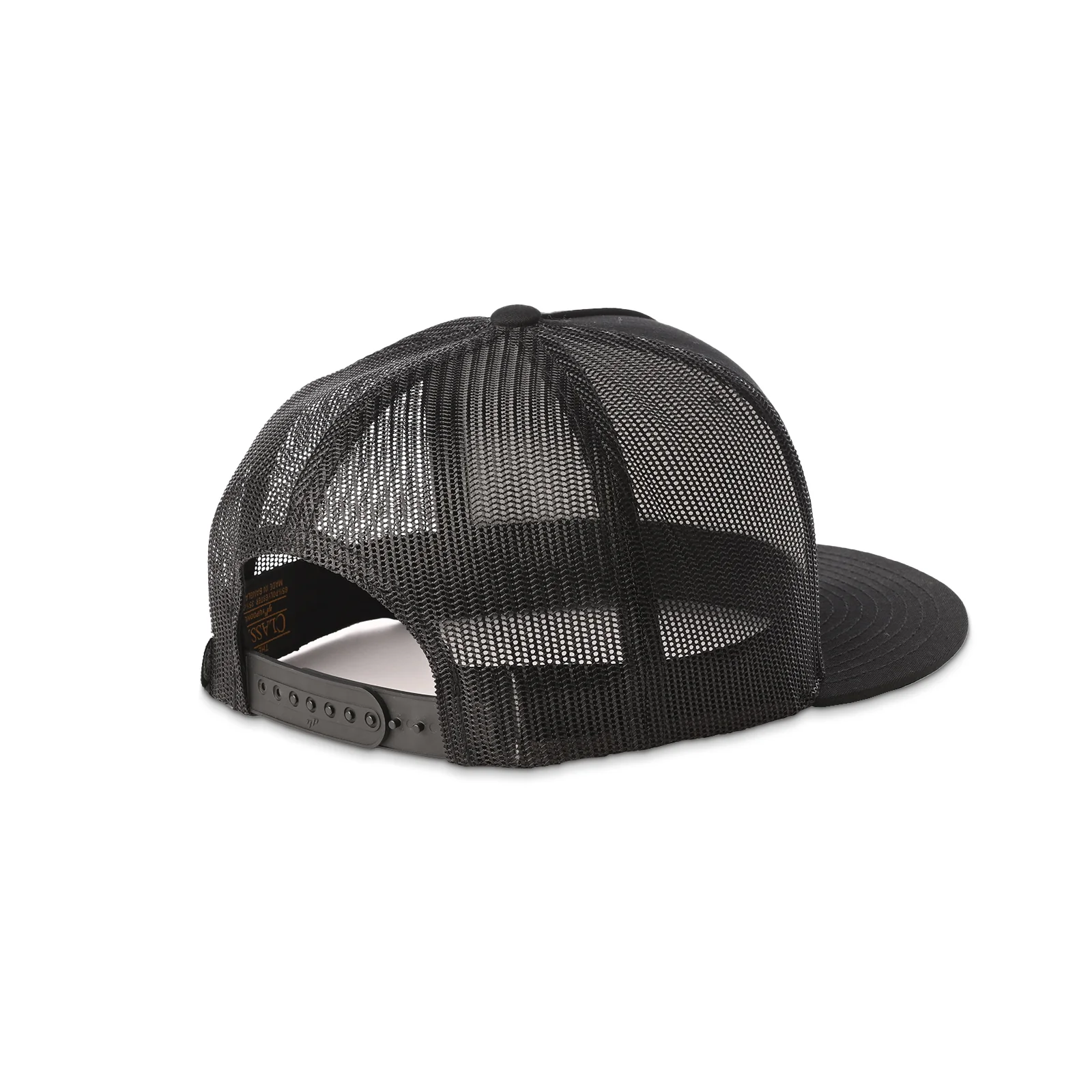 Method Stars & Stripes Velcro Patch Flatbill Trucker | Snapback | Black - Image 4